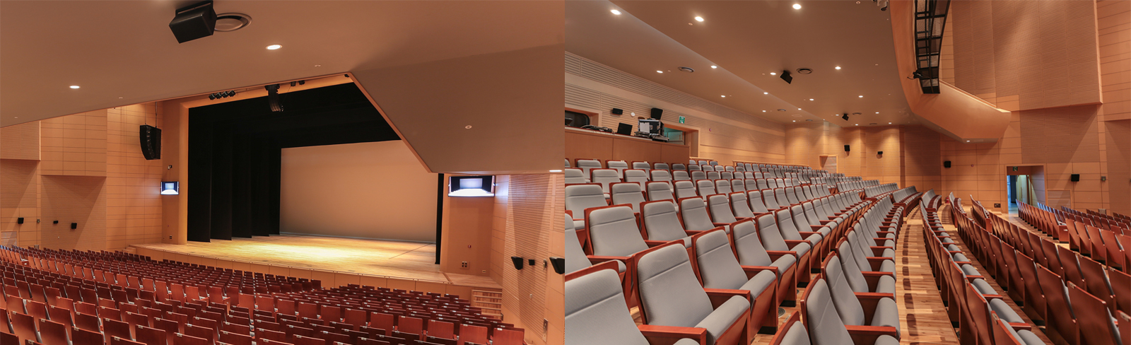 공연장 무대 및 객석 전경사진
